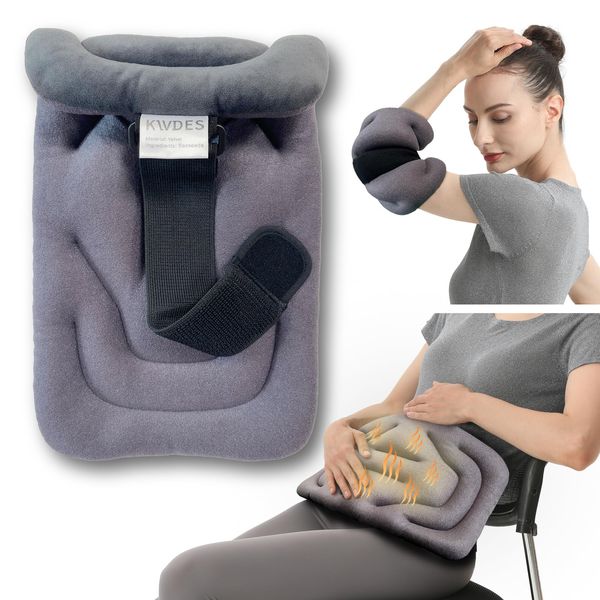 Kivdes Microwave Heating Pad,Microwave Heating Pad for Back Pain Relief Microwavable with Moist Heat, Heated Wrap for Full Back, Stomach Cramps, Shoulder and Neck, Leg, Support Cold Therapy.