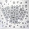 Articlings Beautiful Glitter Snowflake Static Window Clings (56 Snowflake Clings)