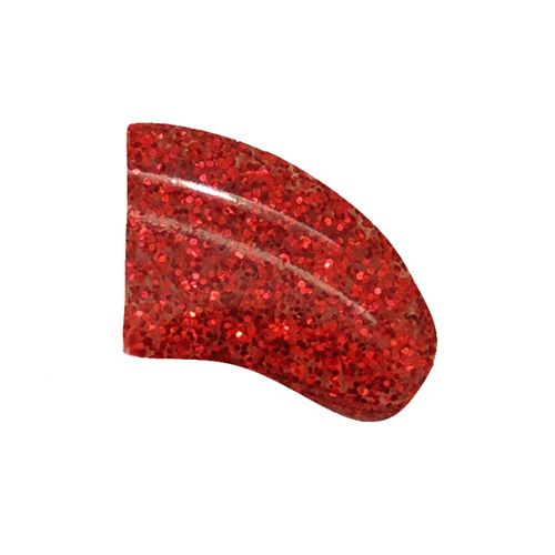 Purrdy Paws 40 Pack Soft Nail Caps for Dog Claws Ruby RED Glitter XXL