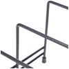 Delfinware 2625BK Black Plate Storage Rack
