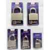 HEAVY DUTY CHROMED PLATED STEEL LOCK WITH 3 KEYS