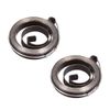sourcing map Drill Press Return Spring, Quill Spring Feed Return Coil Spring Assembly, 3.3Ft Long, 40 x 8 x 0.8mm 2PCS