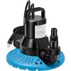 Pool Cover Pump, 3200GPH 1/2 HP Portable Automatic Transfer Water Pump Sump Pump