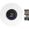 Modern Minimalist Dark Concrete Silent Wall Clock (Beige Hands)