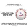 Infusion Custom Baseballs, Official Size Personalized Baseballs - League Champions Design