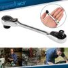 1/4 INCH MINI DOUBLE ENDED QUICK SOCKET RATCHET WRENCH ROD SCREWDRIVER BIT TOOL!