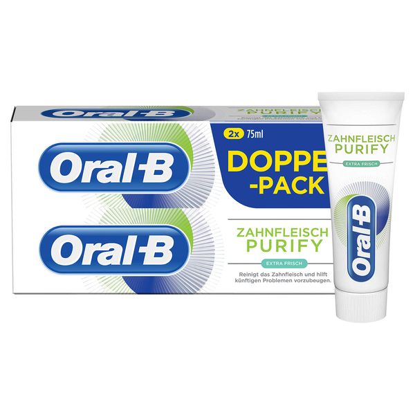 Oral-B Gums Purify Extra Fresh Toothpaste 2 x 75 ml