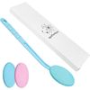 Easy Lotion Applicator for Back – Long Handle Cream Applicators Wand with 2 Pads