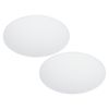 PATIKIL 7.5" Diameter Lampshade Diffuser, 2 Pcs 1.7mm Thick Round Diffuser Sheet for Drum Lampshades, Pendants Light, DIY Light Shield, Translucent White