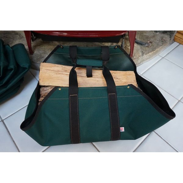 Firewood Log Carrier/Tote, 1000d Cordura, Hand Made in USA, Very Heavy Duty.