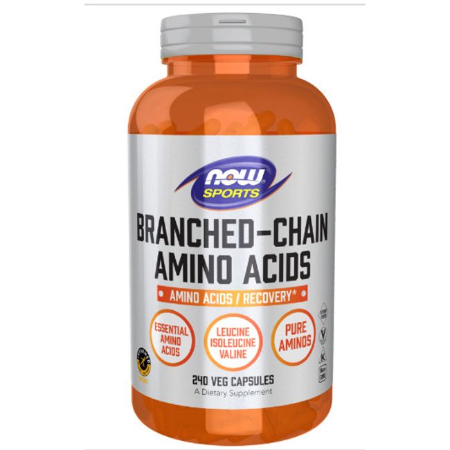 NOW Foods Branched-Chain Amino Acids, 240 Veg Capsules