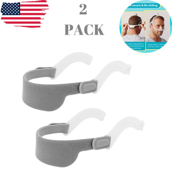 2 PACK-Headgear for Respironics Dreamwear Nasal Mask Compatible Soft Replacement