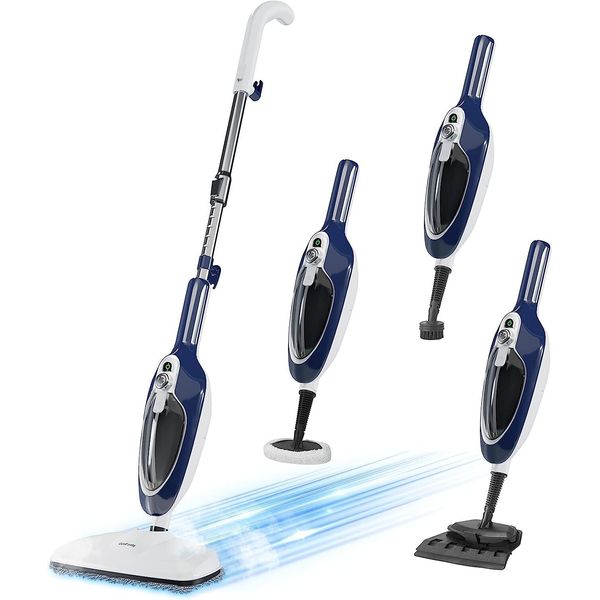 10-in-1 Steam Mop with Detachable Handheld Steam Cleaner