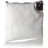 Medication Bag Heavy Canvas Standard Keyed Lock Storage Case White