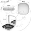 C.WEST Mouthpiece Case, Denture Case, Retainer Case (White + Matte Type)