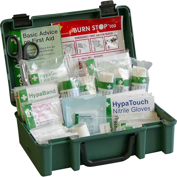 Safety First Aid Group Economy First Aid Kit BS 8599 Compliant, Small Fully Stocked