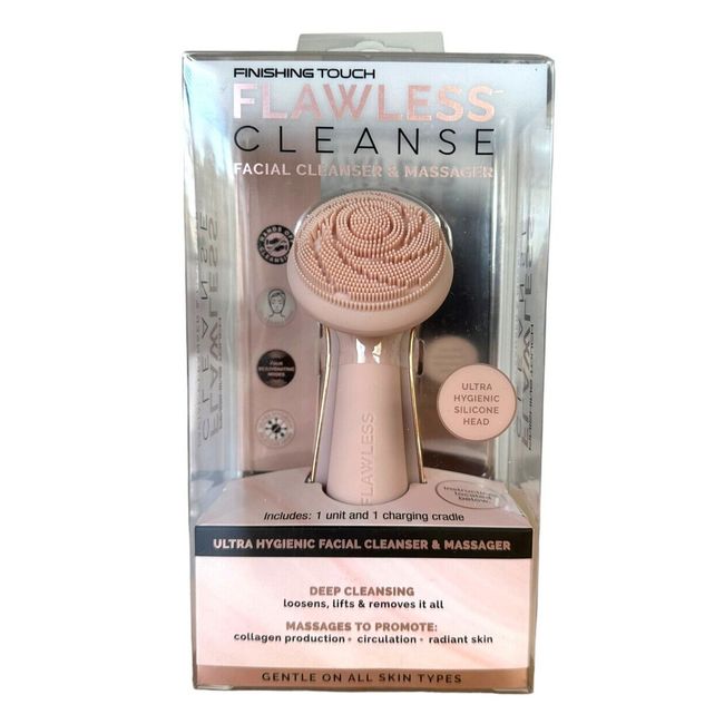 Finishing Touch Flawless Cleanse Silicone Face Scrubber and Cleanser