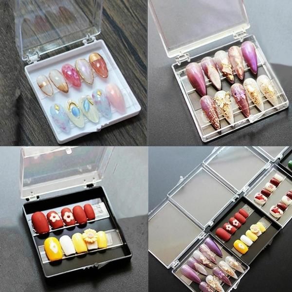 Nail Art Tips Display Storage Case 3 Pieces (W9925C6)