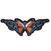 Lethal Threat Embroidered Patch Orange Butterfly Iron / Sew On  Biker ST31029
