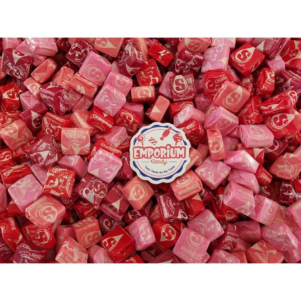 Starburst FaveReds - 1.5 lbs of Delicious Fresh Assorted Strawberry Watermelon Cherry Fruit Punch Bulk Wrapped Candy