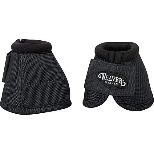 Weaver Leather Ballistic No-Turn Bell Boots Black, Small