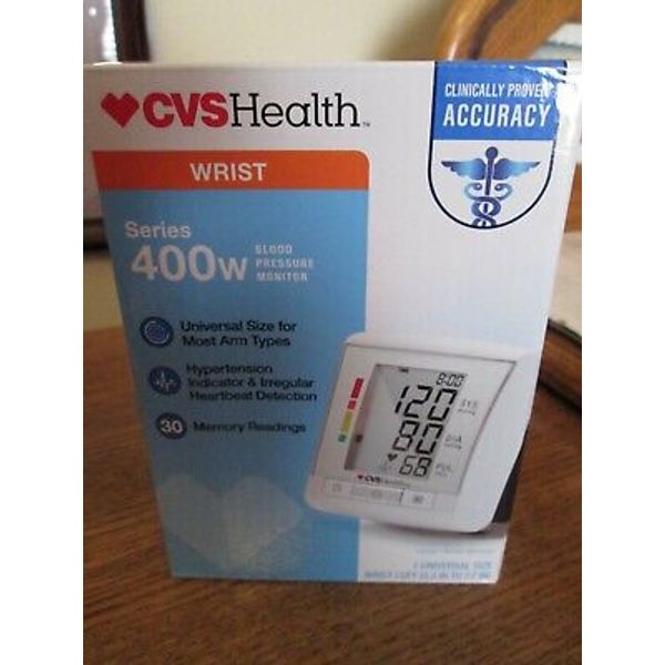 CVS HEALTH WRIST SERIES 400W BLOOD PRESSURE MONITOR