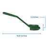 Vikan, Green Brush,Dish,Scraping Edge,Medium,11",PP/PBT, 4237