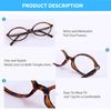 Firmoo Oval Blue Light Blocking Reading Glasses 0.50, Tortoise Computer Reader Glasses for Women/Men