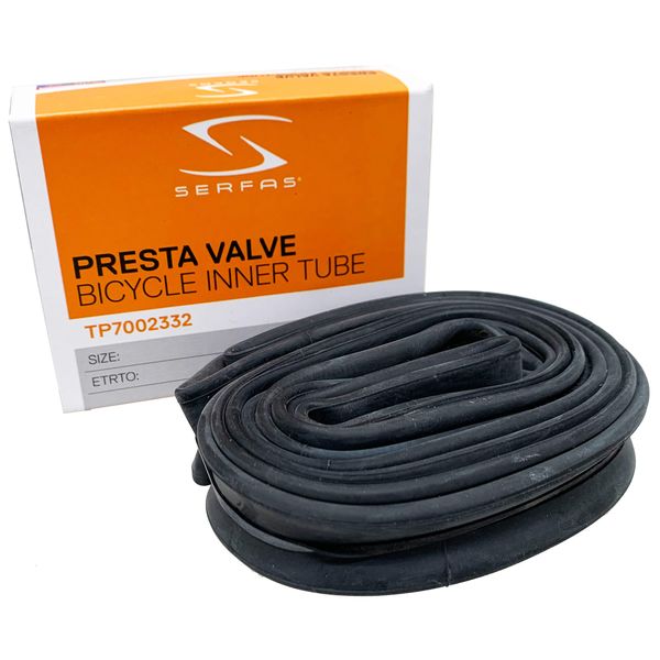 Serfas Bicycle Inner Tube Schrader Valve for 26 x 1.25-1.75-Inch Tire