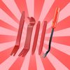 Interior Liner, Auto Lining, Extractor, Panel Removal, Original Tool, 5-piece Set, Red