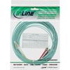 InLine 88518O LWL Duplex Kabel, LC/ST, 50/125µm, OM3, 25m