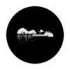 Disc Golf Flying Disc - Disc Golf Sunset Guitar PopSockets Swappable PopGrip
