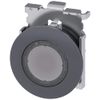 Siemens 3SU1061-0JD70-0AA0 Indicator Light, 30MM, Round, Metal, MATT, Clear, Front Ring for Flat Install, White