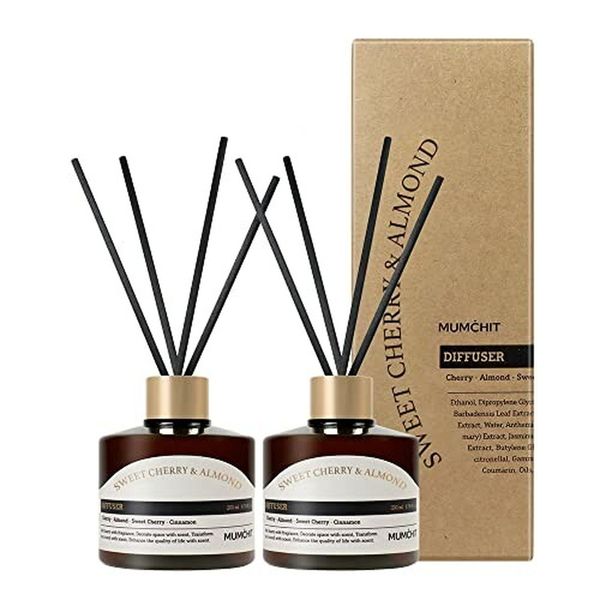 Save on shipping costs - bulk purchase x 9 sets Momchi Niche Perfume Diffuser Sweet Cherry &amp; Almond 200mL x 2