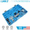 LABLT 17Pcs Slide Hammer Dent Puller Tool Kit Wrench Adapter Axle Bearing Hub