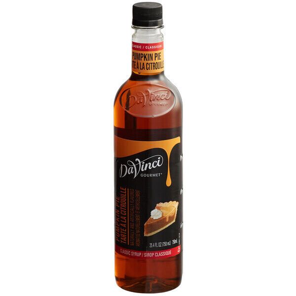 DaVinci Gourmet Classic Pumpkin Pie Flavoring Syrup 750 mL 711SYP4PMKN