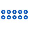 Associated Bulkhead Washers 7.8 X 1.0mm Blue Aluminium X10