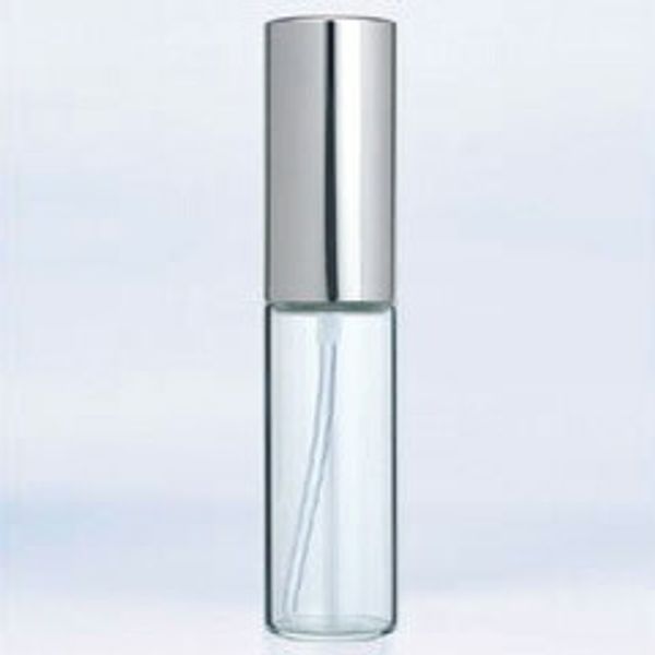 Yamada Atomizer Perfume Glass Atomizer Simple 6202 Clear Bottle/Cap Silver 10ml YAMADA ATOMIZER