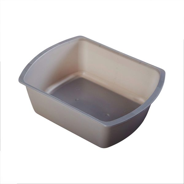McKesson Rectangular Graphite Wash/Foot Basin 8 Quart - Case of 50