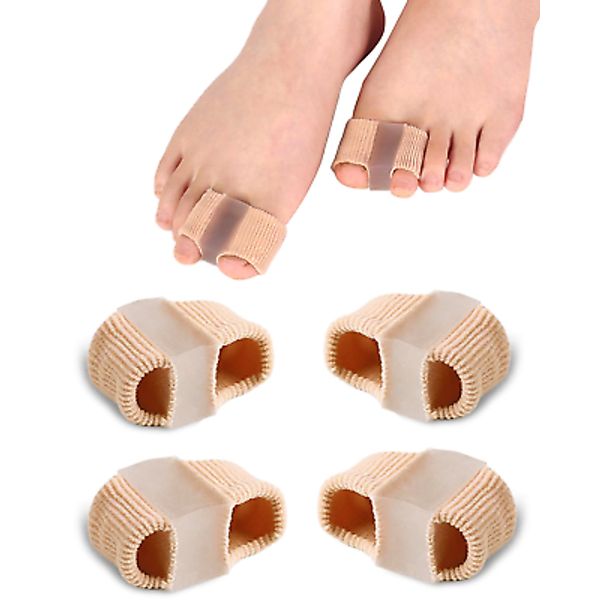 2 Pair Toe Spacers for Women Men Bunion Correct, Toe Separators for Bunion