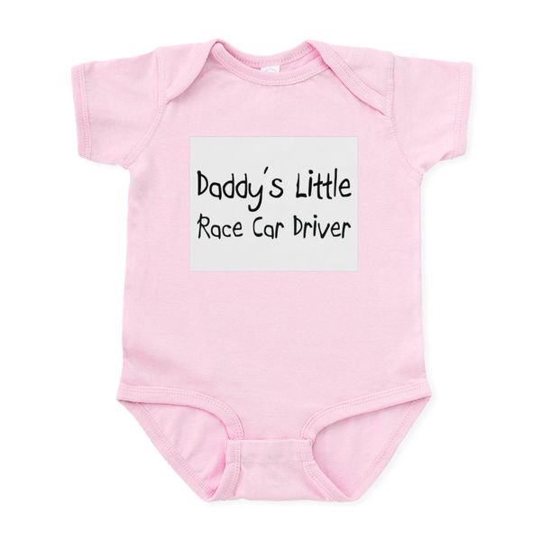 CafePress Daddy's Little Race Car Driver Infant Bodysuit Infant Bodysuit Baby Romper