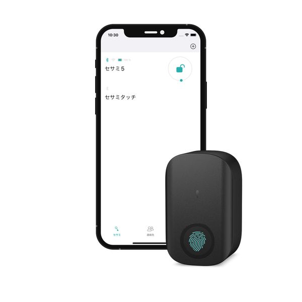 Candy House Fingerprint Identification Pad, IC Card Reader, Sesame Touch, Suica Compatible, PASMO Compatible, Apple Watch Felica MIFAIR Mobile Suica No Construction Required, Easy Installation,