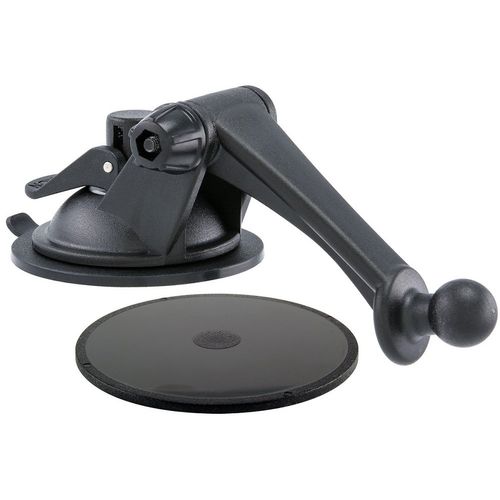 ARKON Mounts Sticky Suction Windshield and Dash Car Mount with 3" Arm for Garmin nuvi GPS | Strong Suction Mount | Garmin nuvi Ready | 360° Adjustable Viewing | Adjustable 3" Arm | GN079WD
