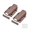 uxcell Single Touch Catch Magnetic Latch for Cabinet Door Cupboard Brown 2pcs