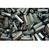 (65) Hex Coupling Nuts 3/8-16 x 5/8 x 1-3/4 Threaded Rod Connector Zinc