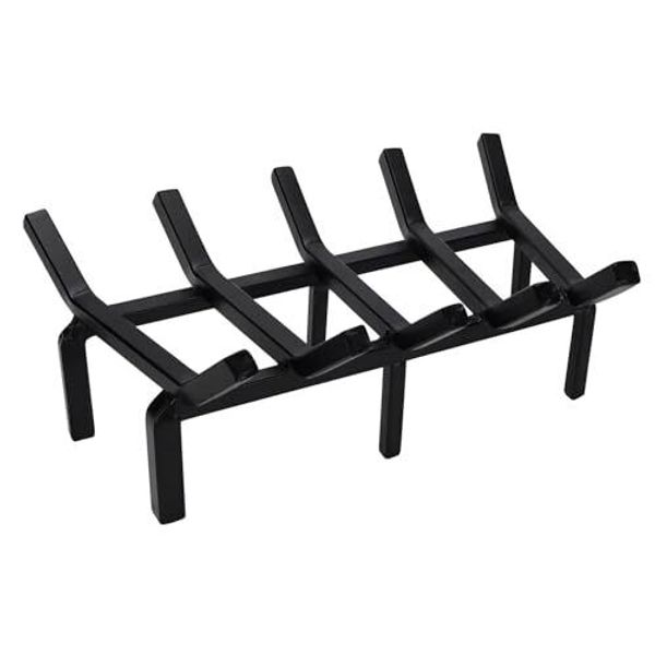 FIREPLACE GRATE Fire Pit Wood Log Rack Stove Firewood Holder 18 Inch TWENTYNEXT