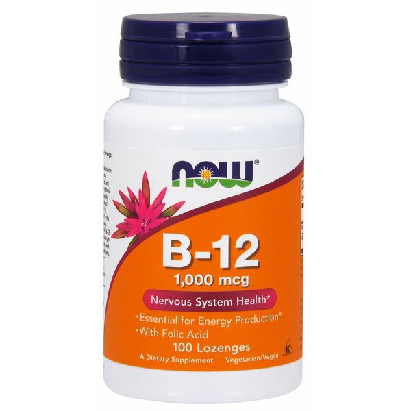 NOW Supplements - B-12 1,000 mcg 100 Lozenges