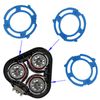 SH50 Replacement Heads with Blade Retaining Rings for Philips Norelco 5000 Series 6-pc Pack