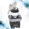 ZB2-BE102 Key Lock Switch, 2-Position Key Lock Switch Suitable for Replacing Damaged Locks