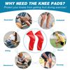 TUOY Compression Knee Pads Knee Protection Padding Brace (1 Pair)